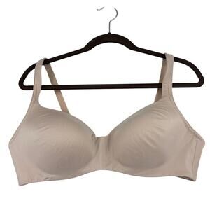Soma Stunning Support Smooth Balconette Bra Size 36D Beige Wire Free Comfort